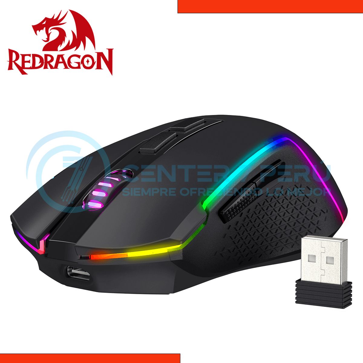REDRAGON - Combo Redragon 2 en 1 POLLUX + TRIDENT S136 Black
