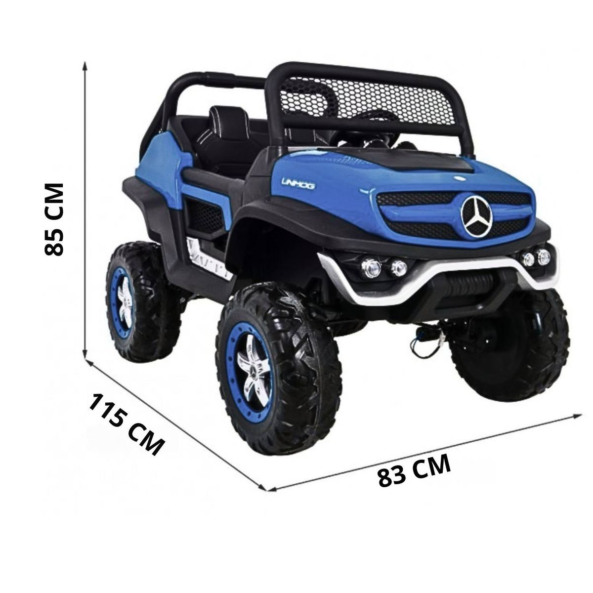 MERCEDES BENZ - Carro a Batería MERCEDEZ  BENZ  UNIMOG 12V