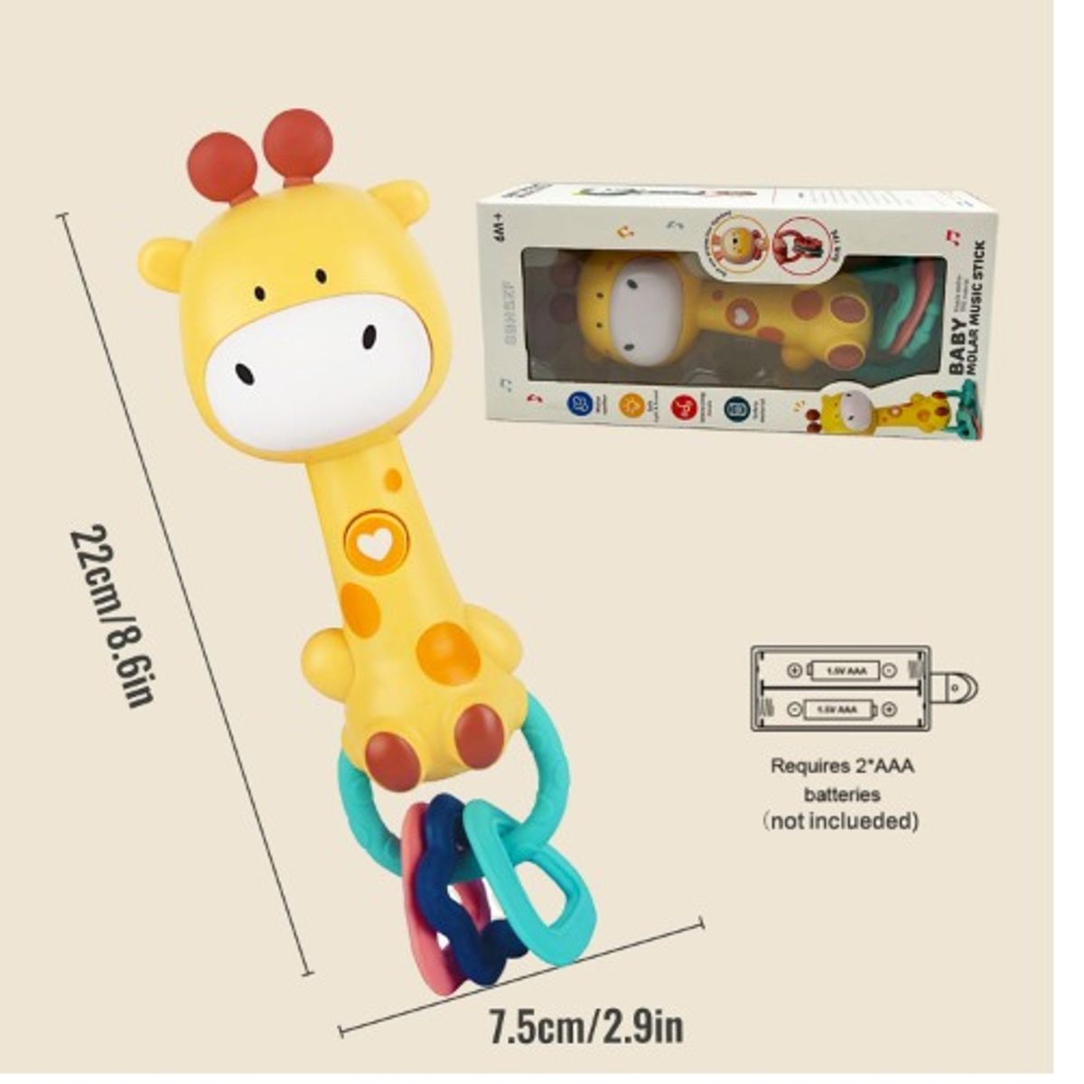 GENERICO - Juguete musical de desarrollo Jirafa