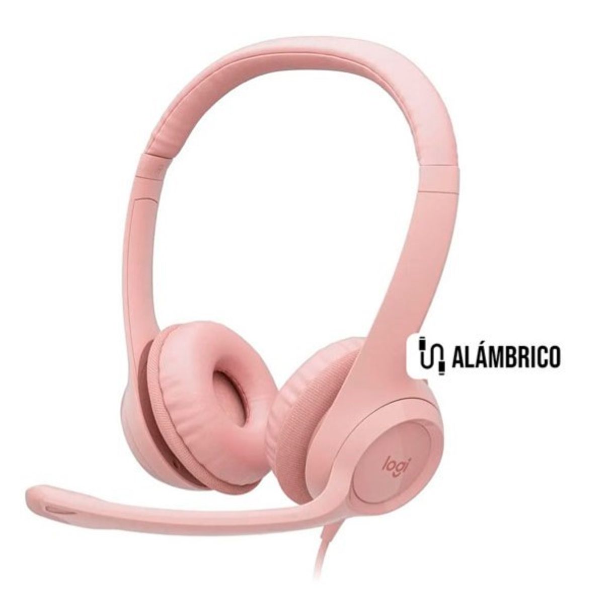LOGITECH - Audífono Micrófono Logitech H390 Usb Rose