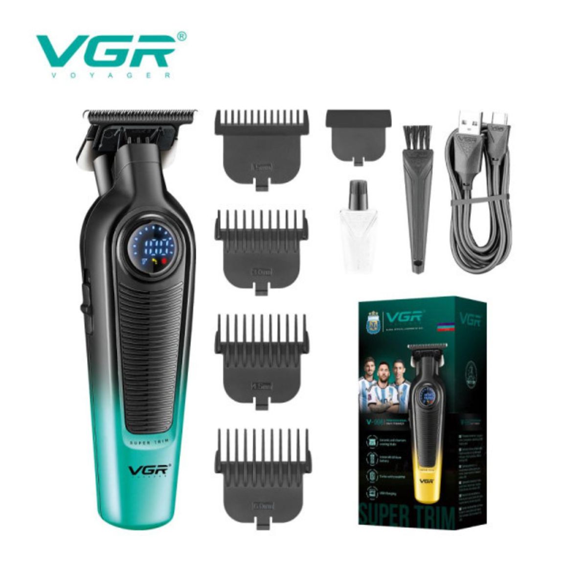 SEISA - Cortadora de Cabello y Barba Portatil Maquina Recortadora Recargable