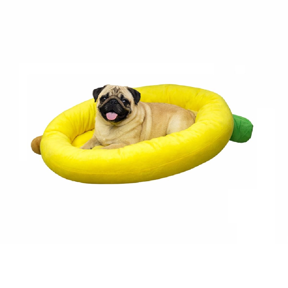 GENERICO - Cama colchoneta temática plátano para perros y gatos talla M