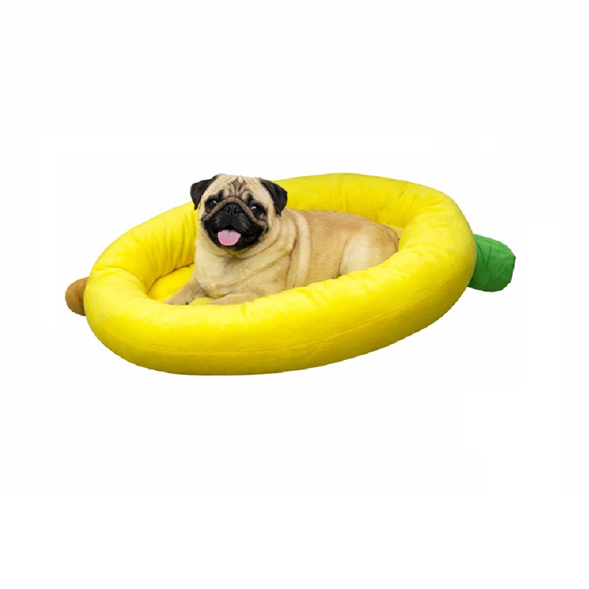 GENERICO - Cama colchoneta temática plátano para perros y gatos talla M