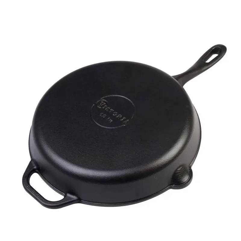 VICTORIA - SARTEN DE HIERRO FUNDIDO VICTORIA 30 CM (20") PRECURADO