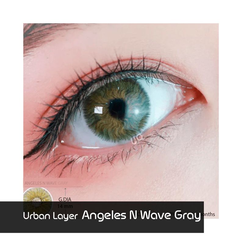 URBAN LAYER - Lentes de contacto UL Angeles N Wave Gray