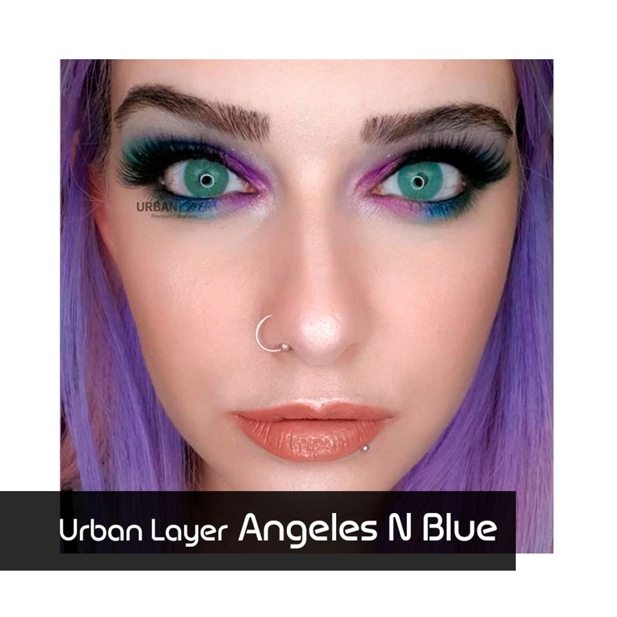 URBAN LAYER - Lentes de contacto UL Angeles N Blue