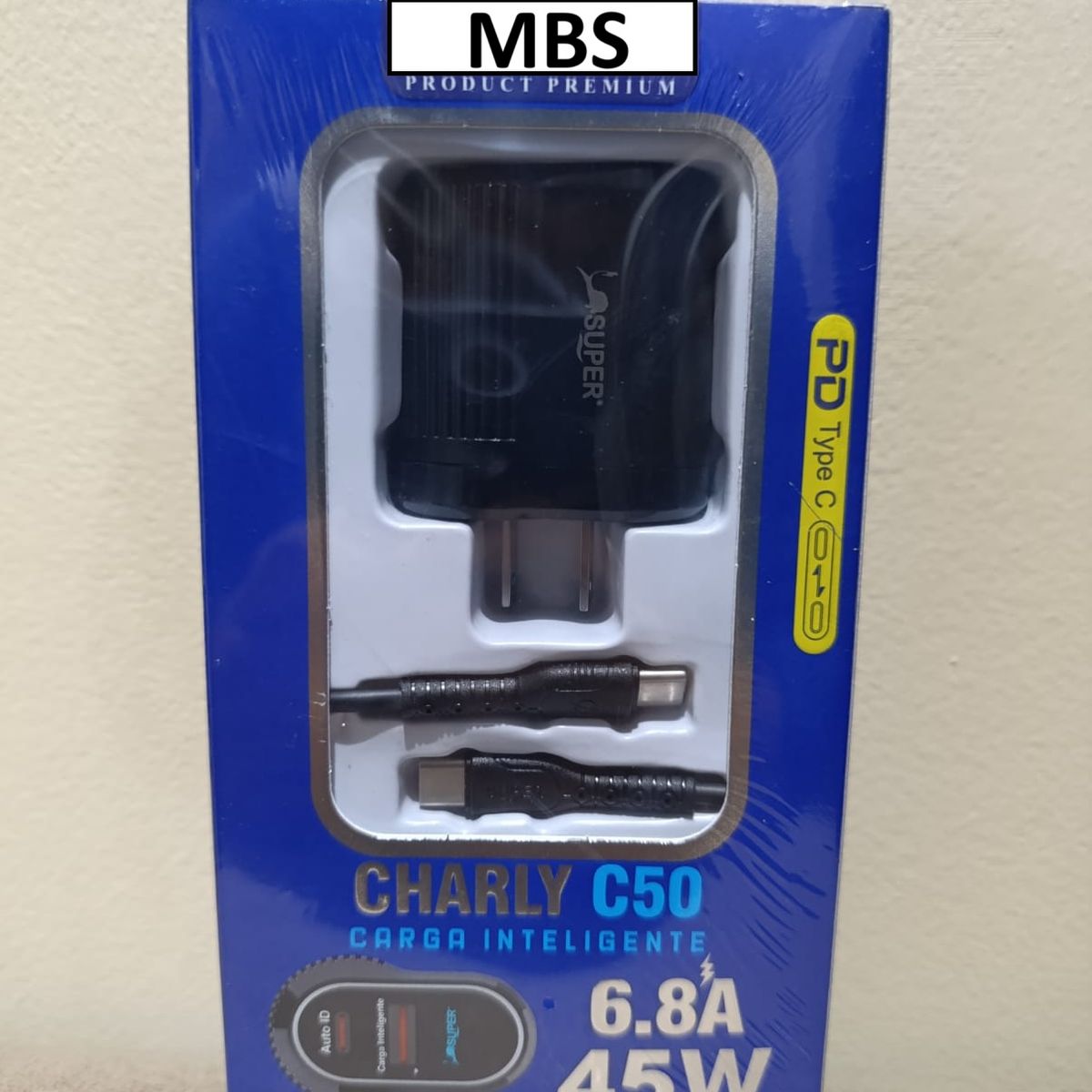 MORITA BAG STORE - CARGADOR PARA CELULARES C50 DE 45W