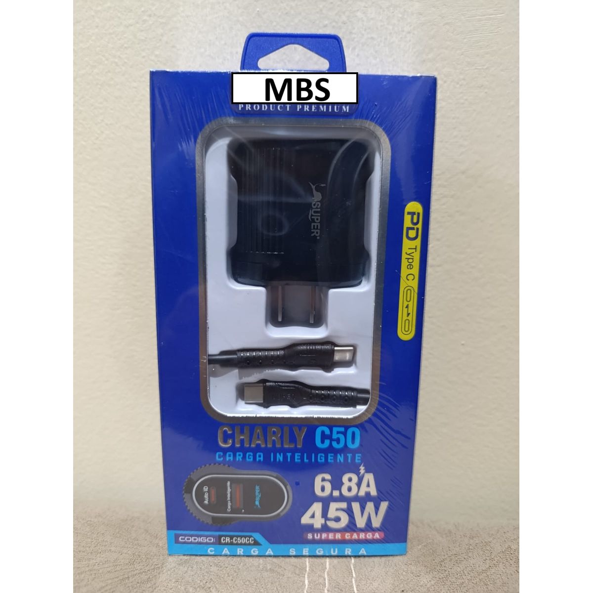 MORITA BAG STORE - CARGADOR PARA CELULARES C50 DE 45W