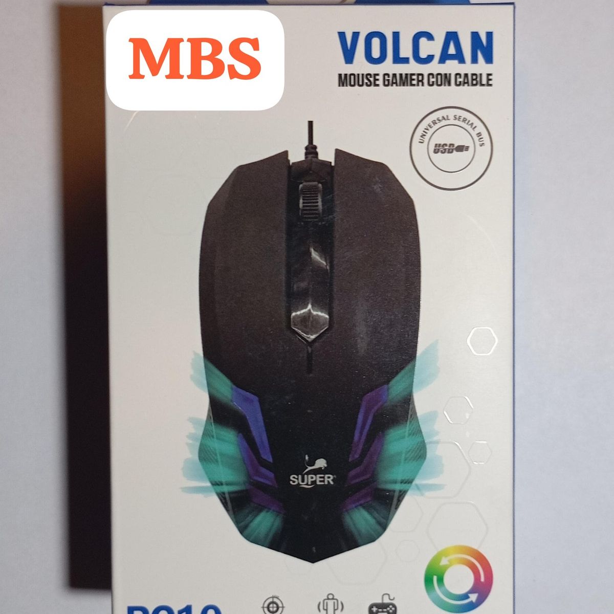 MORITA BAG STORE - MOUSE GAMER VOLCAN PC10 CON CABLE