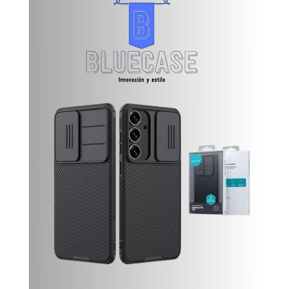 CASE - CASE NILKKIN PRO NEGRO PARA SAMSUNG S24 PLUS