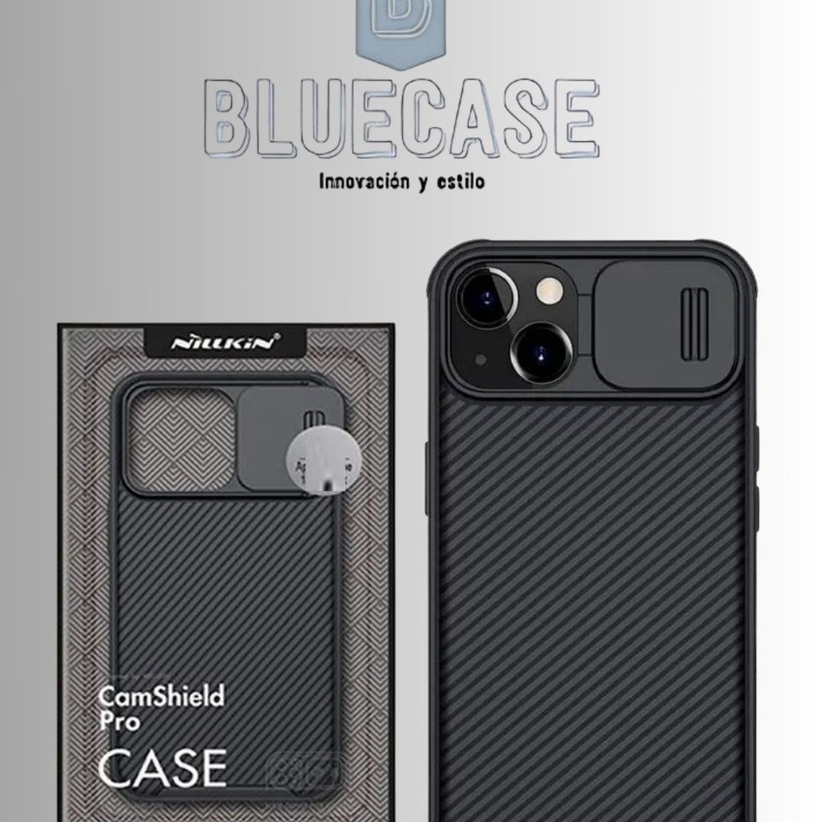 CASE - CASE NILKKIN PRO NEGRO PARA IPHONE 14