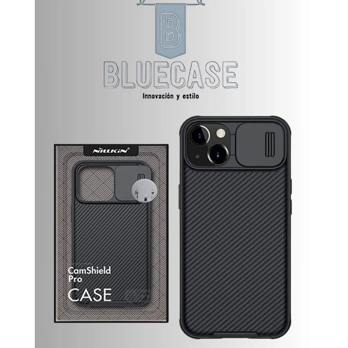 CASE - CASE NILKKIN PRO NEGRO PARA IPHONE 14