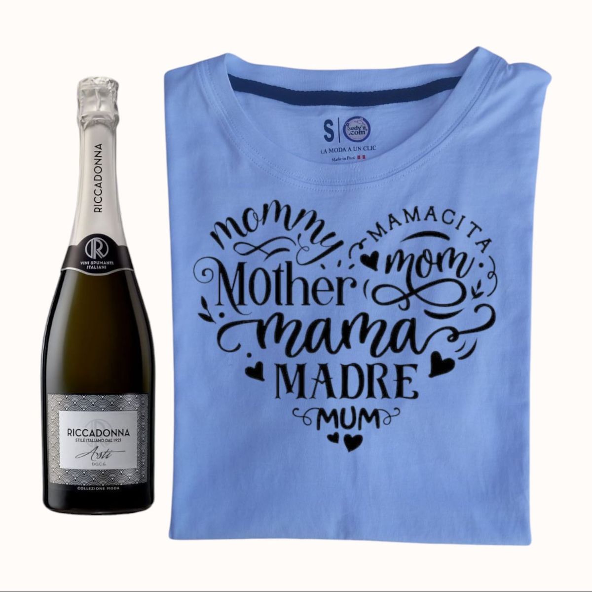 RICCADONNA - Pack Espumante Riccadonna Asti 750ml + Polo personalizado