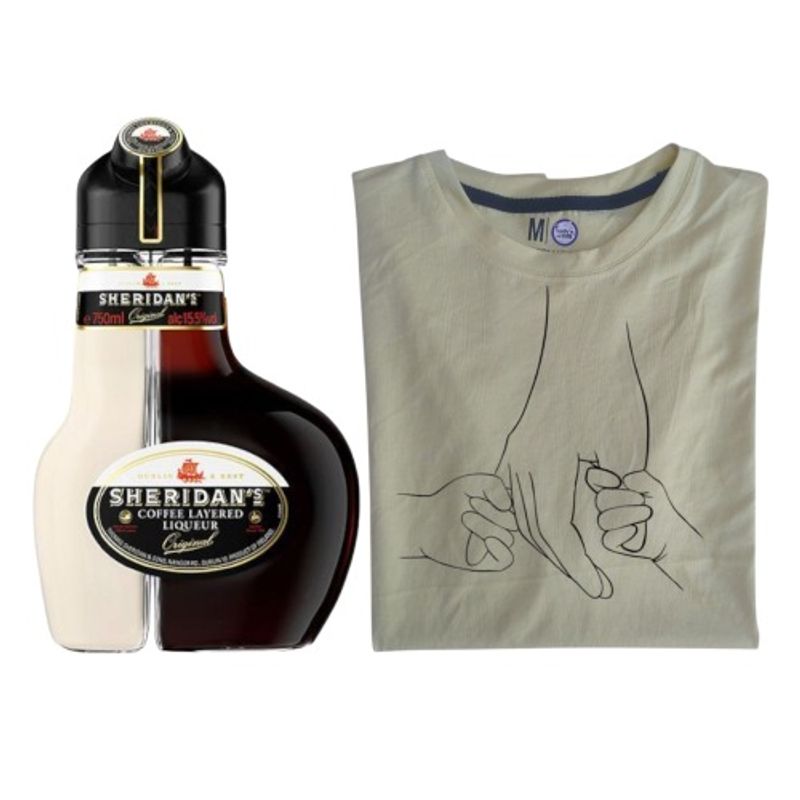 SHERIDANS - Pack Licor SHERIDANS 750ml + Polo Personalizado