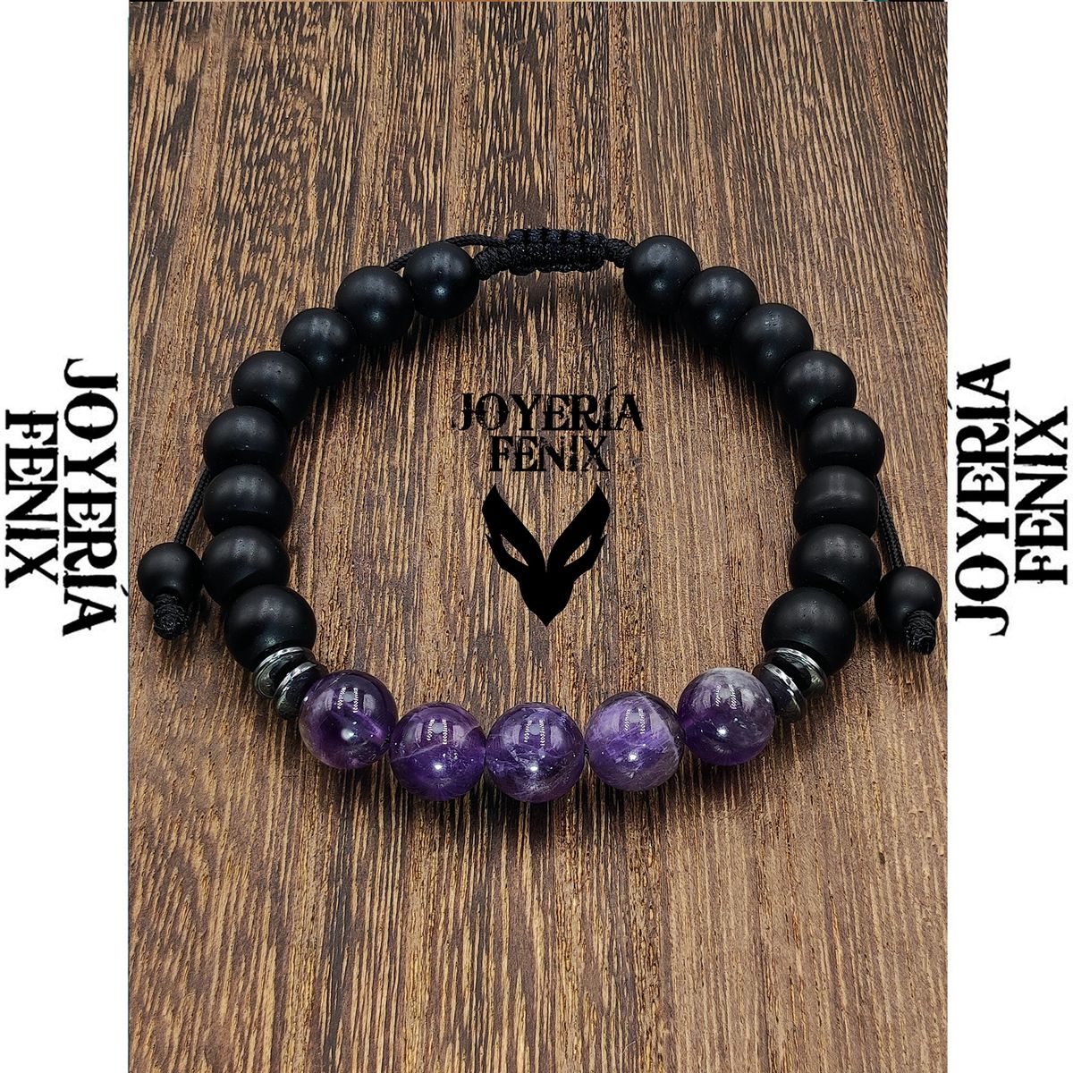 JOYERIA FENIX - Pulsera Doble Protección Ónix- Joyería Fenix