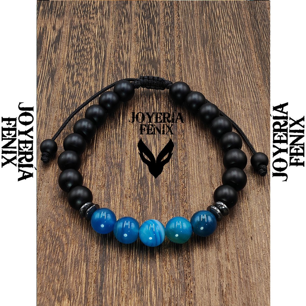 JOYERIA FENIX - Pulsera Doble Protección Ónix- Joyería Fenix