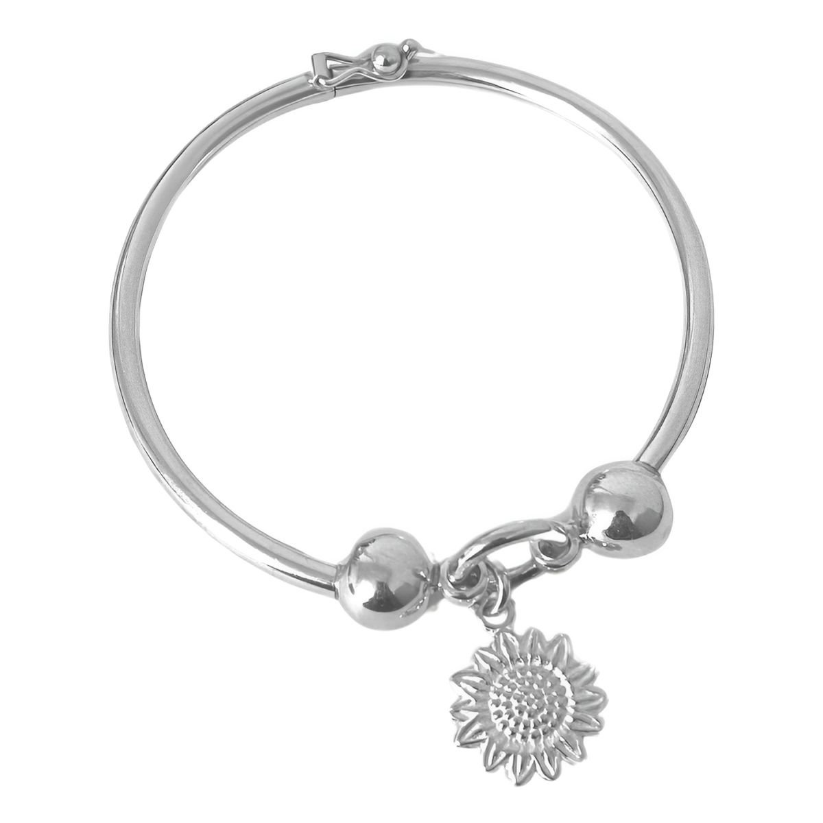 GENERICO - Pulsera Mujer Girasol Regalo Novia Mamá Joya Plata 950