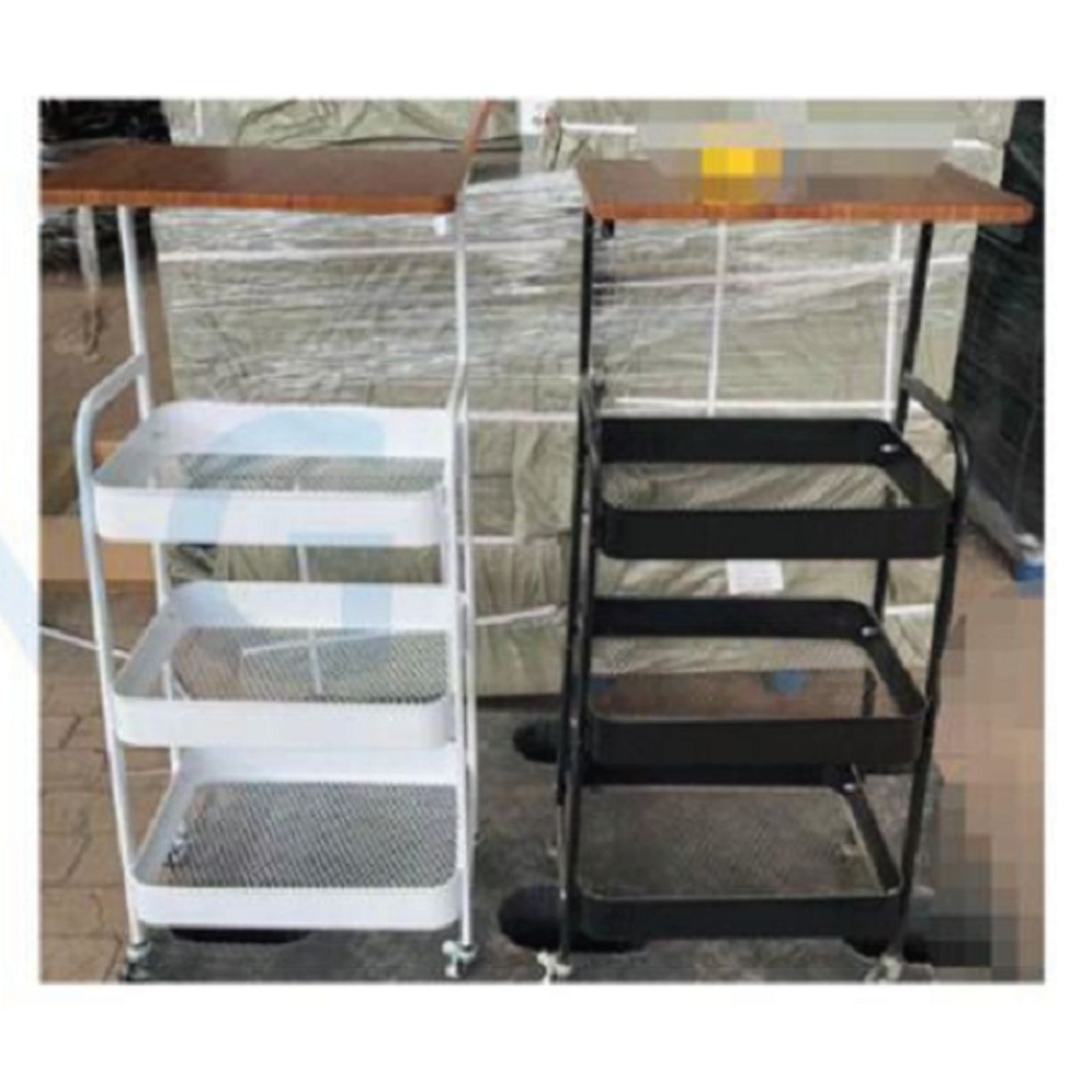 GENERICO - Carrito Organizador 4 niveles Negro