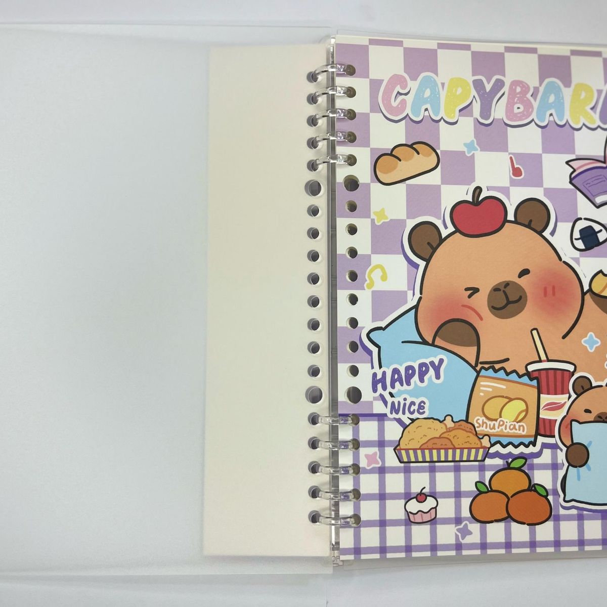 GENERICO - Cuaderno Infinito Capibara A5 Cuadriculado