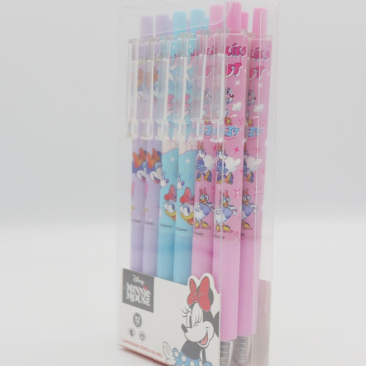 DISNEY - Lapicero Minnie Mouse Retráctil- Set 12 Unidades