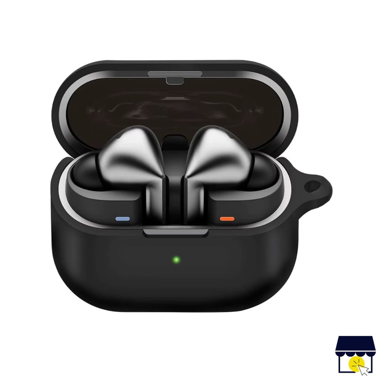 GENERICO - Case funda de silicona para Galaxy Buds 3 FE / 3 / 3 Pro - Negro
