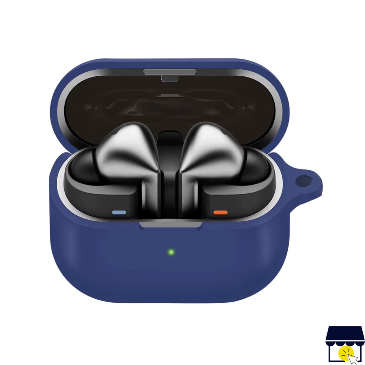 GENERICO - Case funda de silicona para Galaxy Buds 3 FE / 3 / 3 Pro - Azul