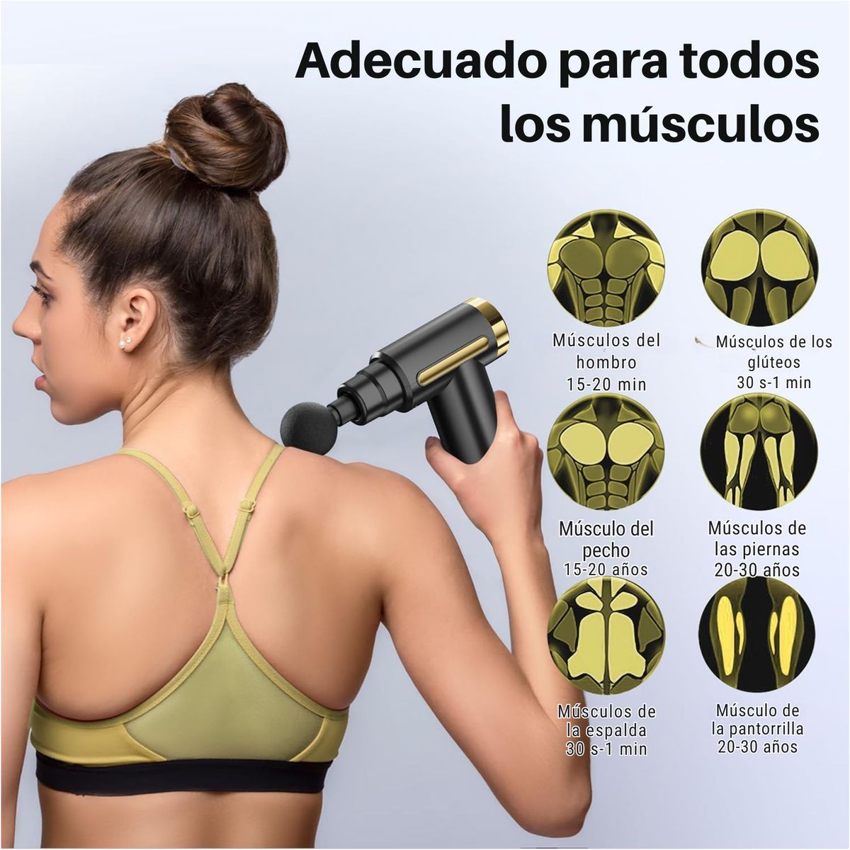 MASSAGE GUNS - Pistola De Masaje Muscular Para Relajar Aliviar El Dolor
