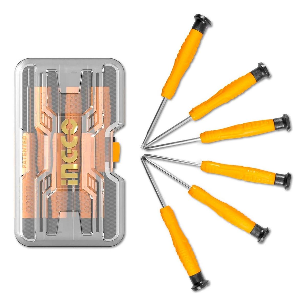 INGCO TOOLS - Set Destornilladores de Precisión 6Pzas INGCO HKSD0618