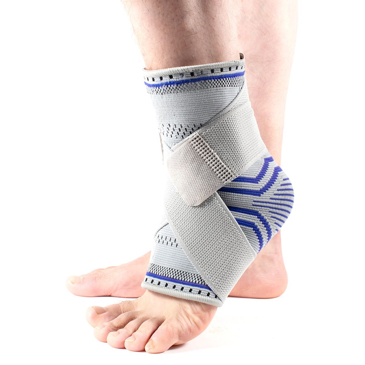 GENERICO - Tobillera Ortopédica ProFit con Elástico -  Gris Talla M