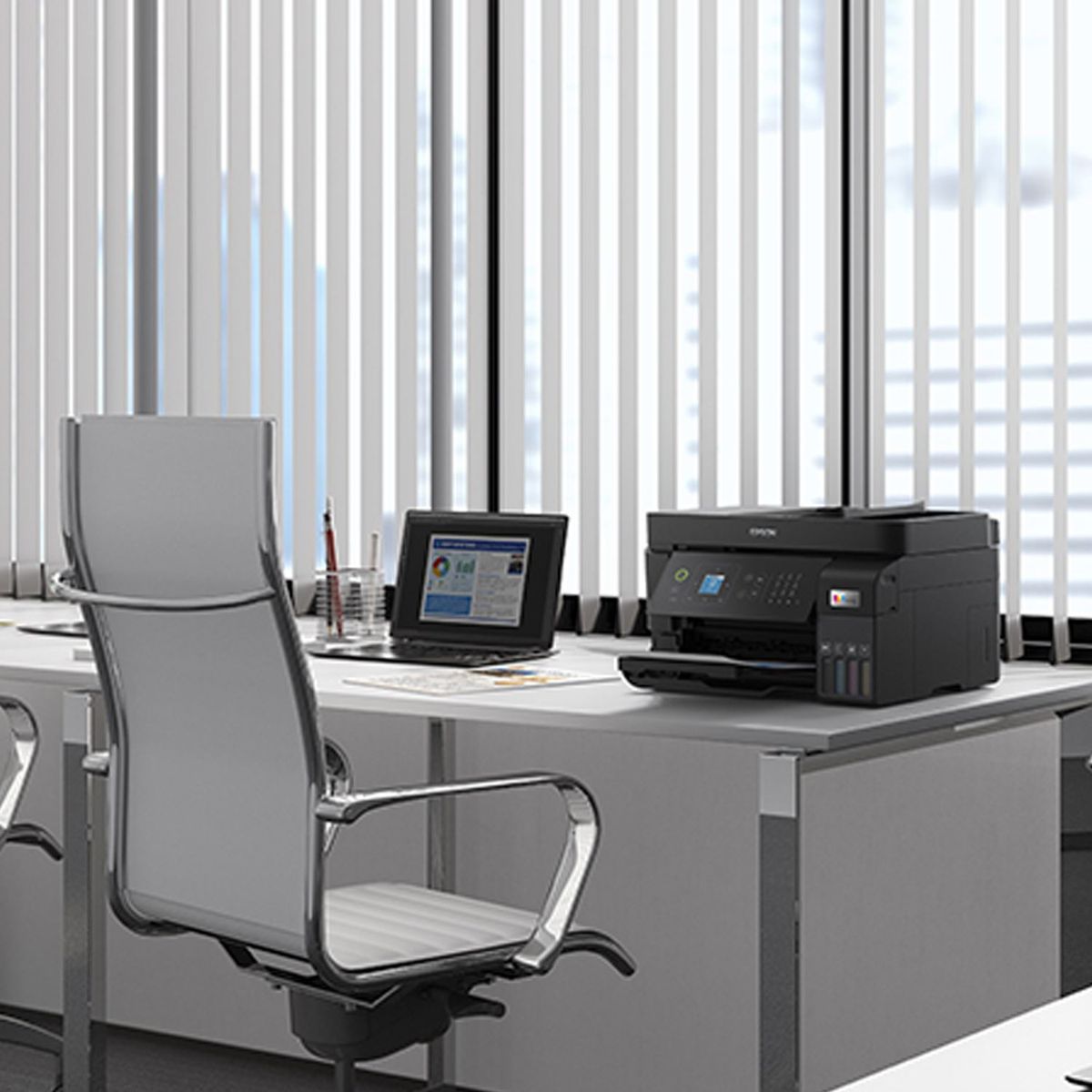 EPSON - Impresora Multifuncional Eco Tank L5590 4 en 1 ADf WI-FI Direct-Ethernet