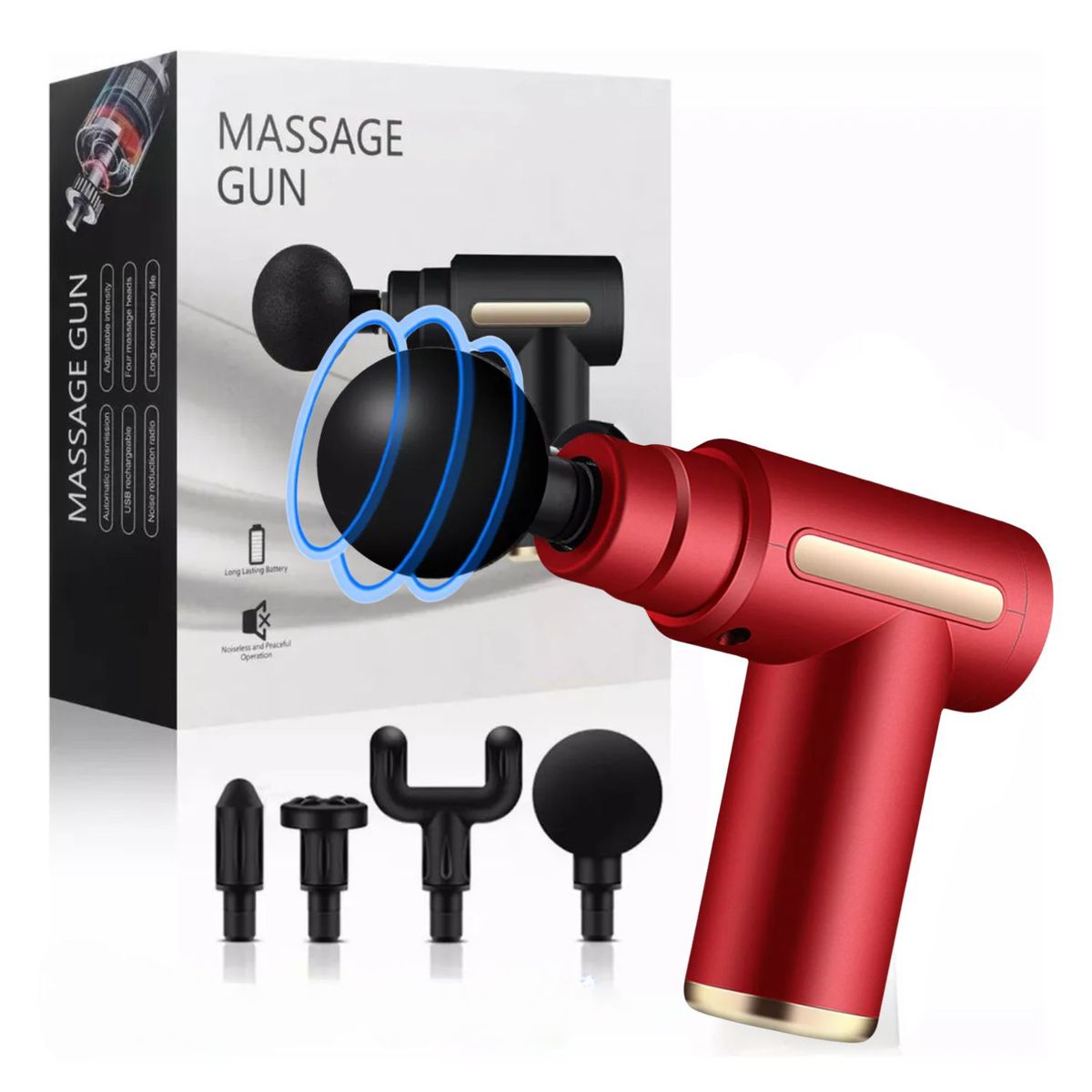MASSAGE GUNS - Pistola Masajeador corporal cuello espalda tejido profundo