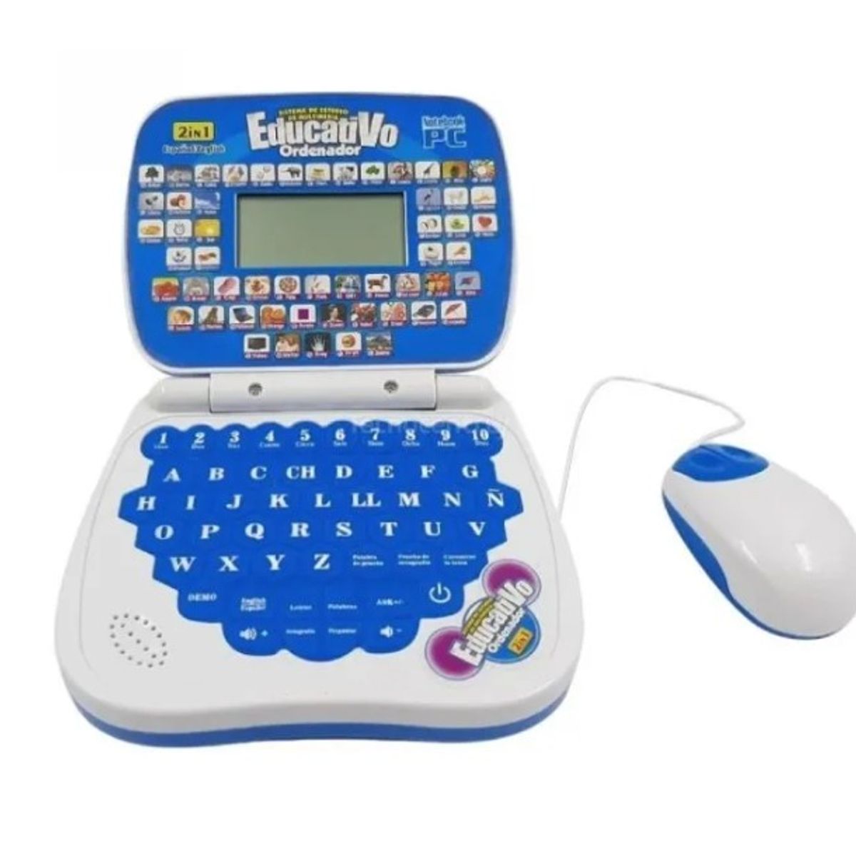 GENERICO - Mini Laptop Interactiva Educativa Español e Ingles