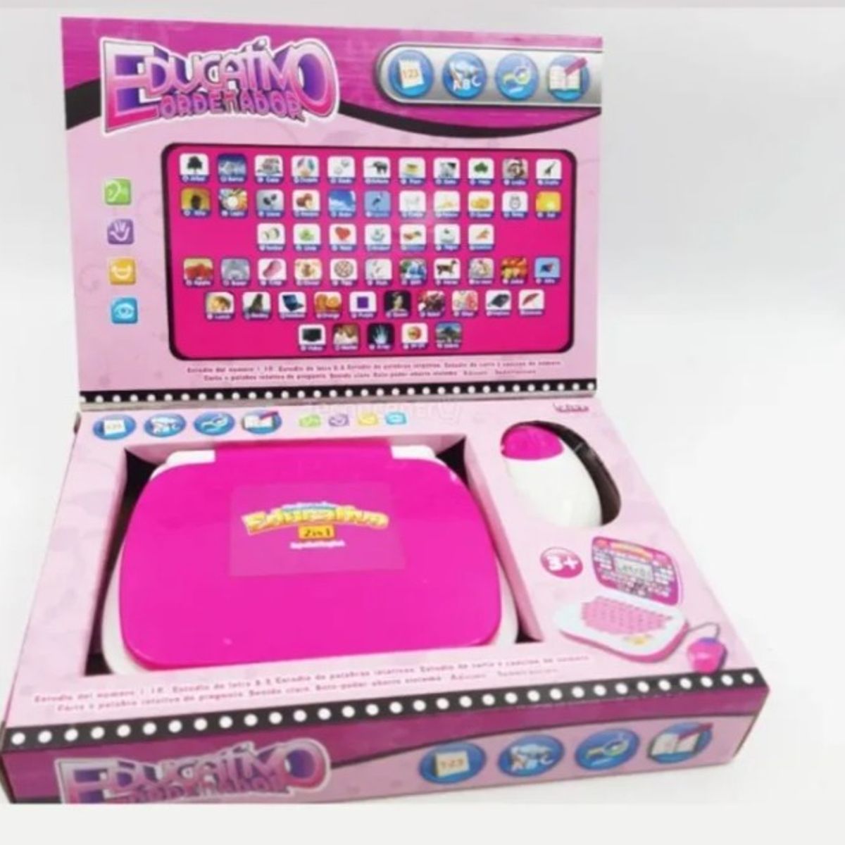 GENERICO - Mini Laptop Interactiva Educativa Español e Ingles