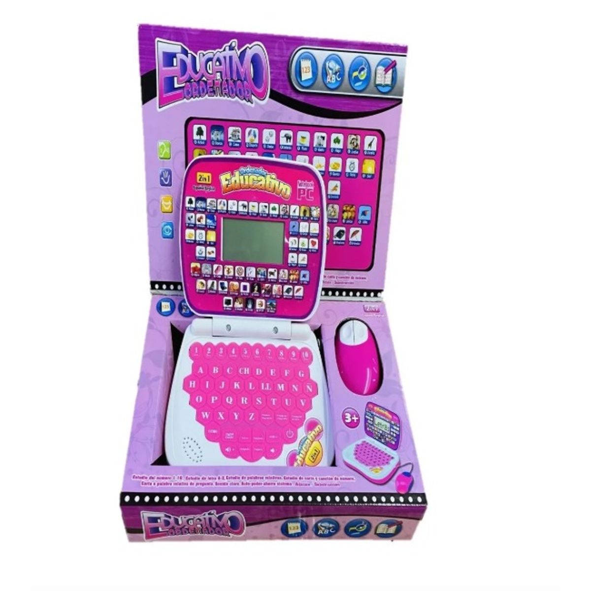 GENERICO - Mini Laptop Interactiva Educativa Español e Ingles