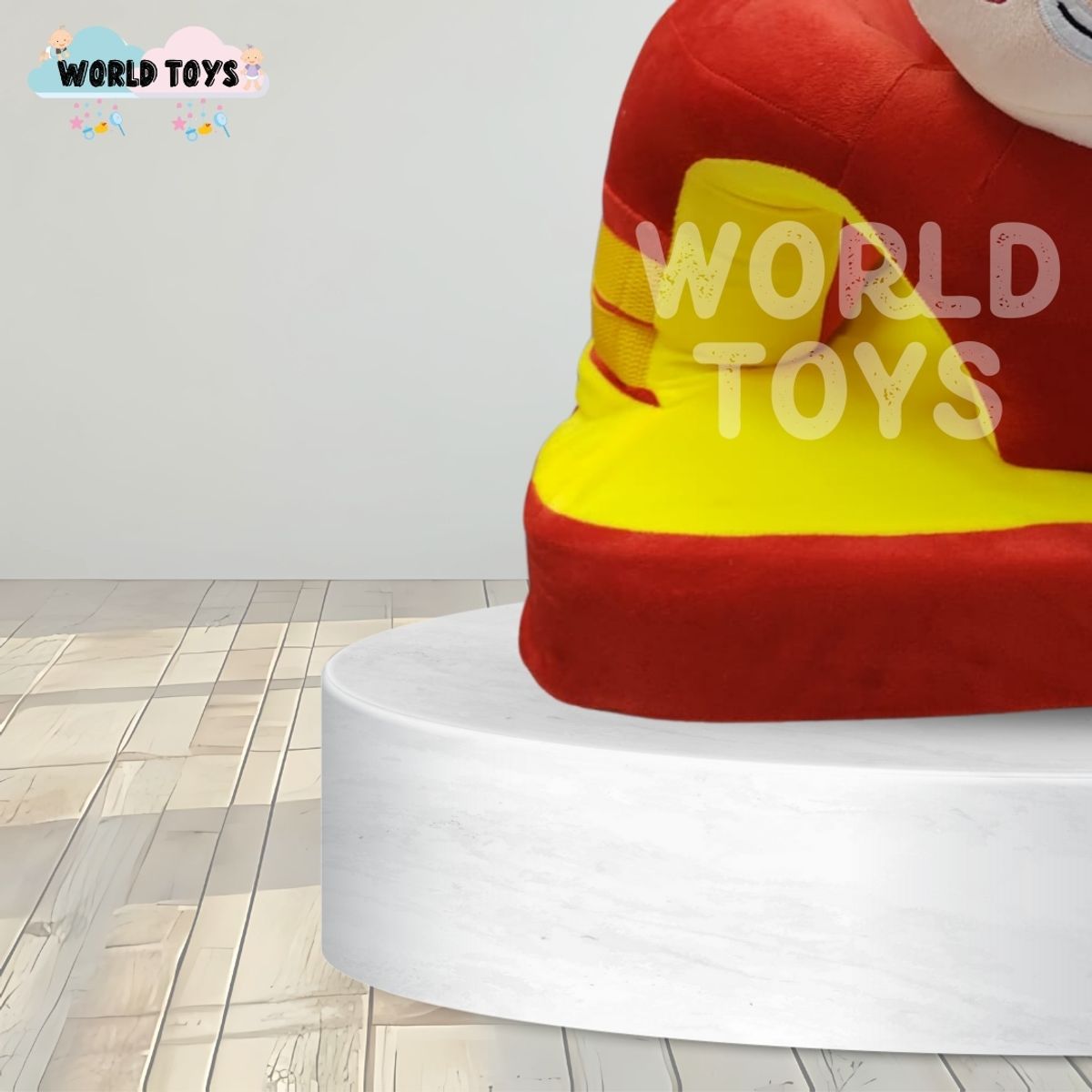 BABY - Asiento de Apoyo para Bebés «PLIN PLIN» Premium Red