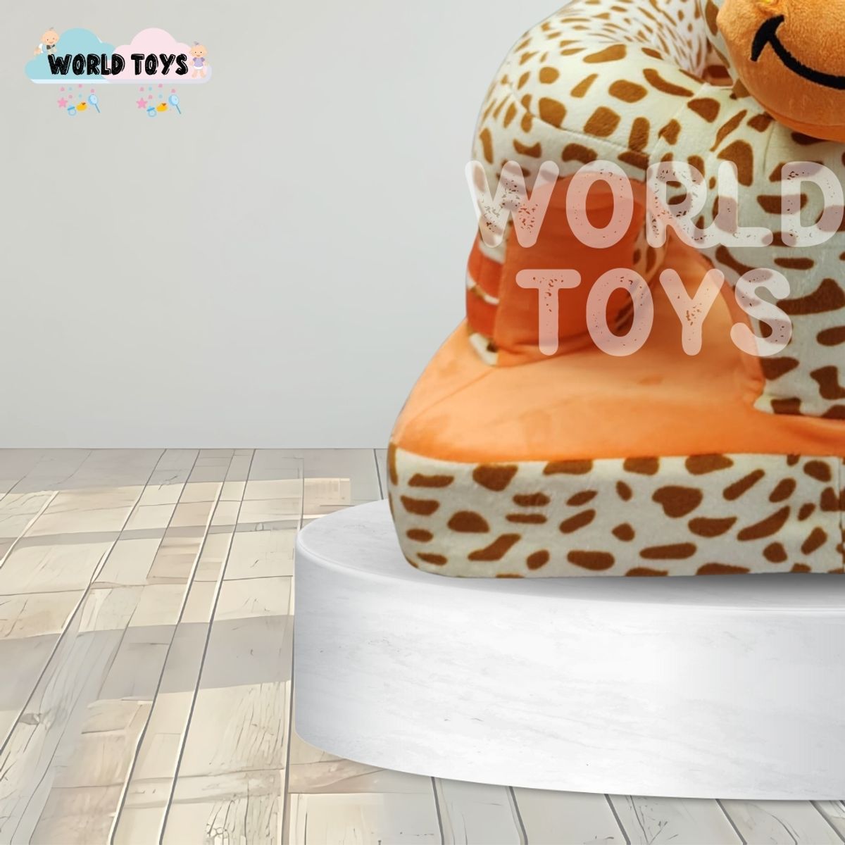 BABY - Asiento de Apoyo para Bebés «JIRAFFE» Animal Orange