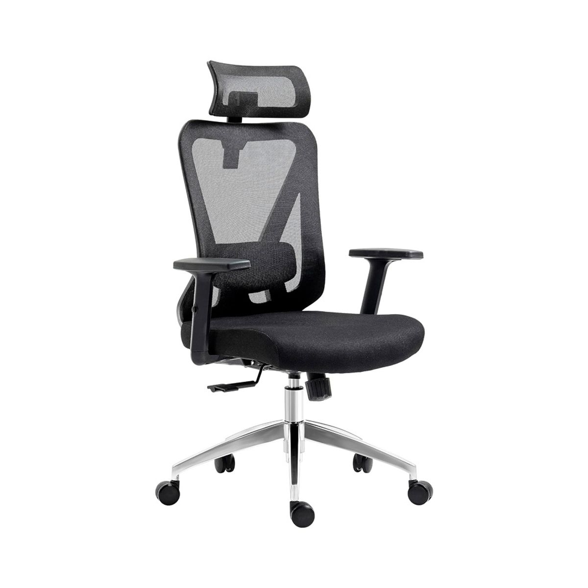 OFIDEAS - Silla de Oficina Reclinable Dolfín 3D Presidente Negro Ofideas