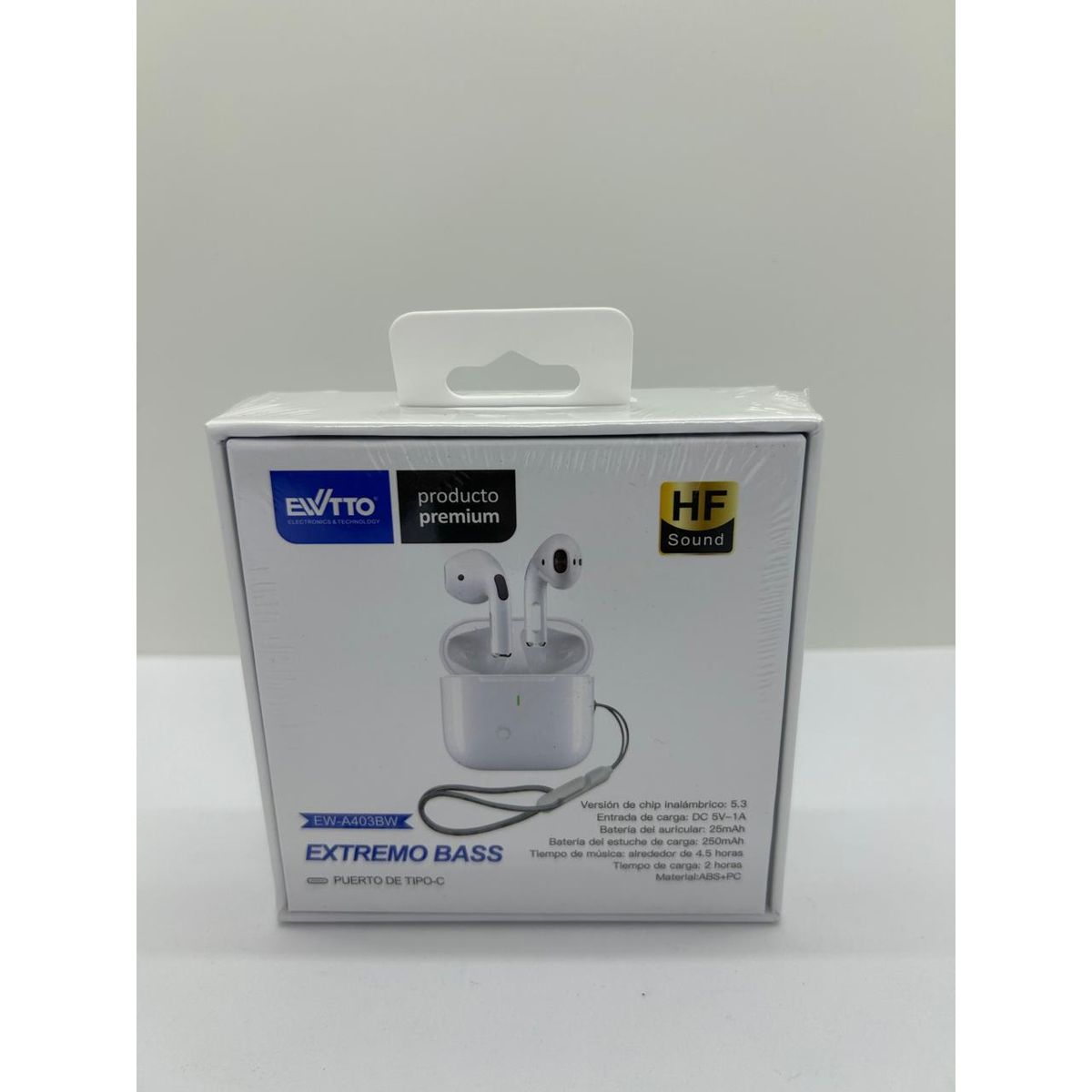 EWTTO - AUDIFONO BT EWTTO BLANCO EXTREMO BASS TIPO C