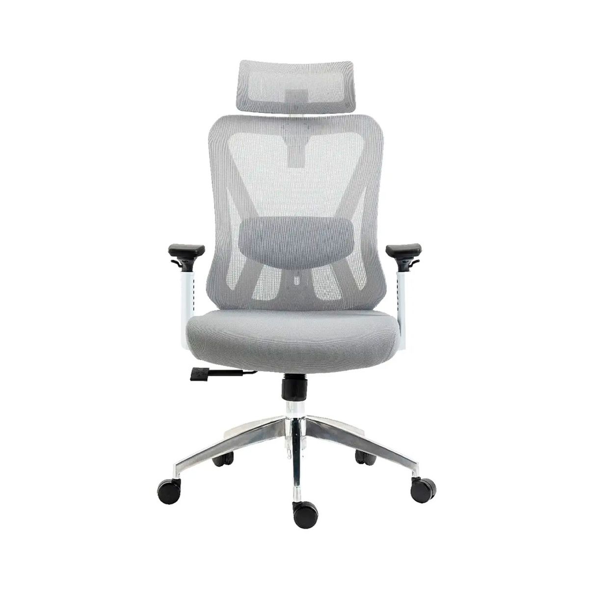 OFIDEAS - Silla de Oficina Reclinable Dolfín 3D Presidente Gris Ofideas