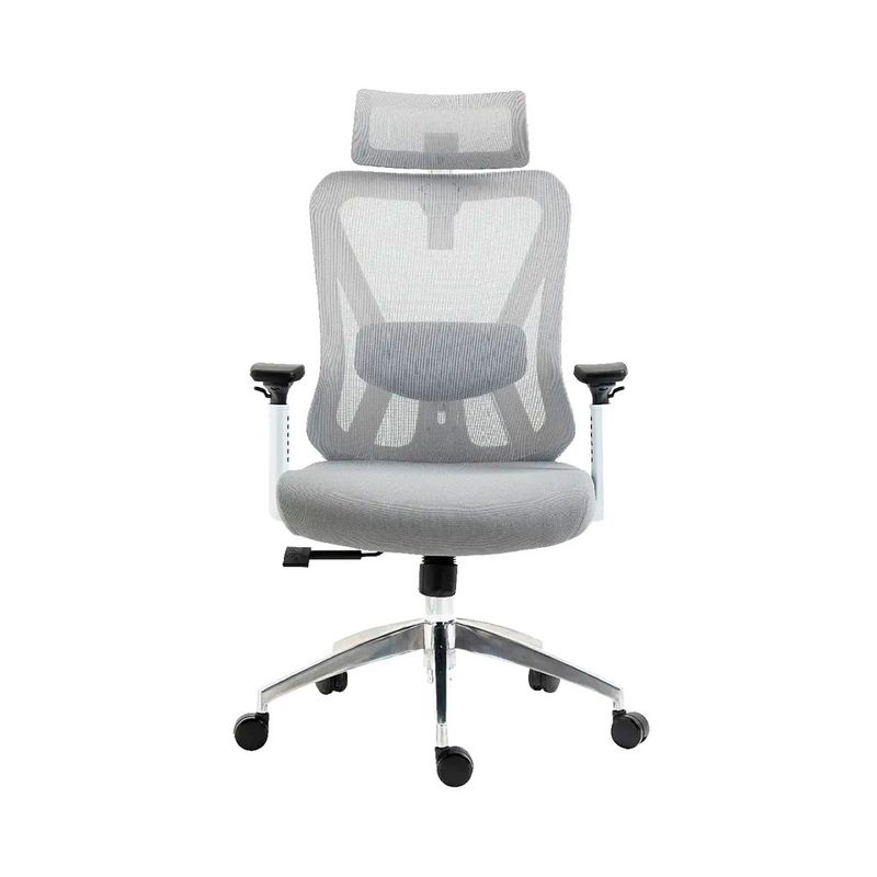 OFIDEAS - Silla de Oficina Reclinable Dolfín 3D Presidente Gris Ofideas