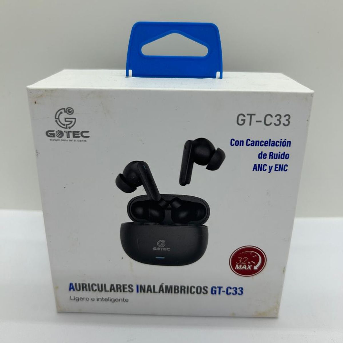 GENERICO - AUDIFONO BT GOTEC NEGRO CHUPON V53 CANCELACION DE RUIDO