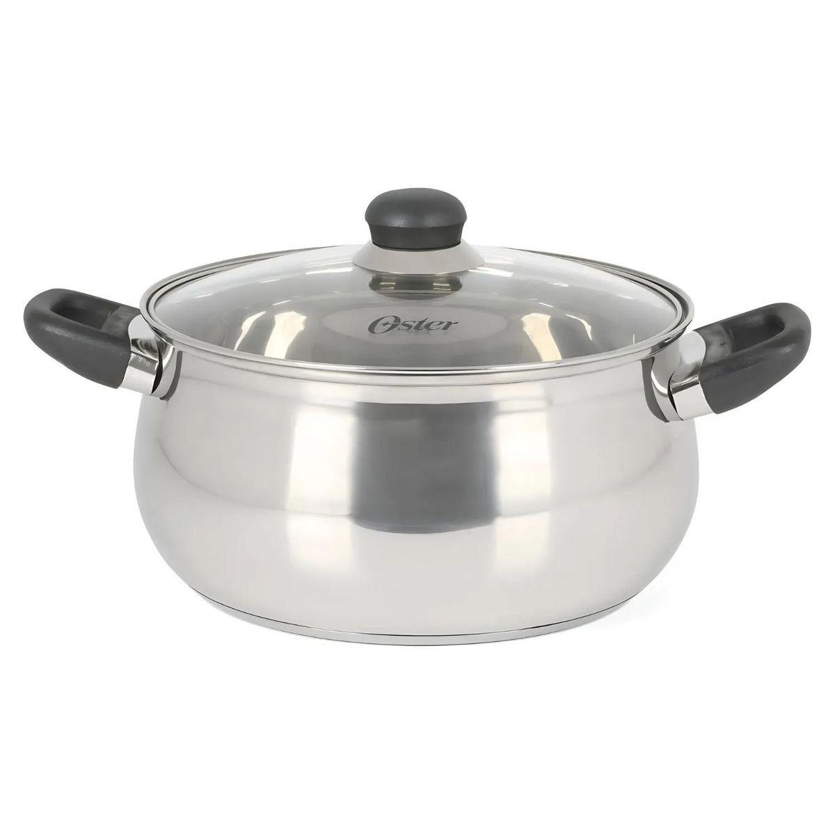 OSTER - Juego de Ollas Oster Rametto 8 piezas Acero Inoxidable Plateado