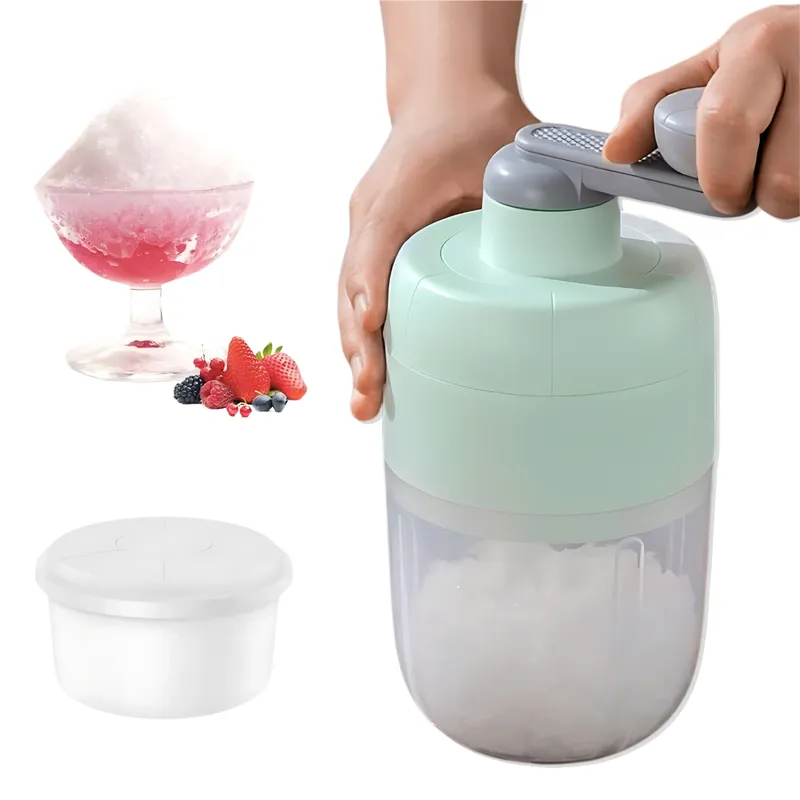 ELMEJORPRECIO - Triturador de Hielo Manual para Helados y Postres Verde