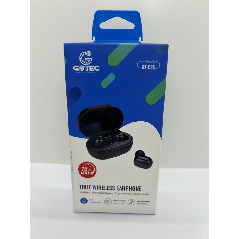 GENERICO - AUDIFONOS BT GOTEC NEGRO 12 HORAS DURACION