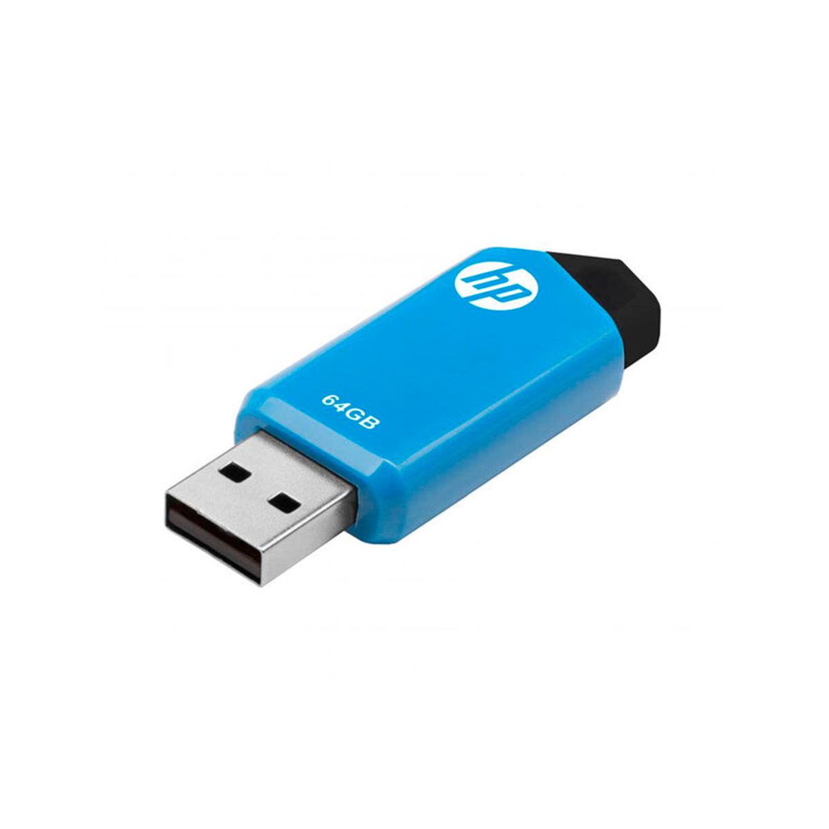 HP - Memoria USB 64GB V150W Azul-Negro