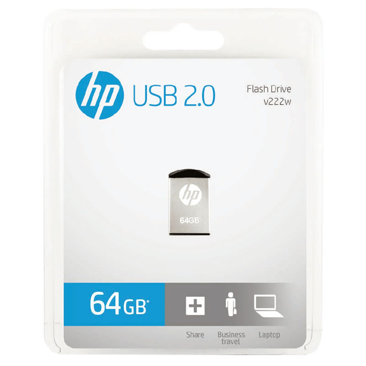 HP - Memoria USB 64GB Flash Drive V222W Metal