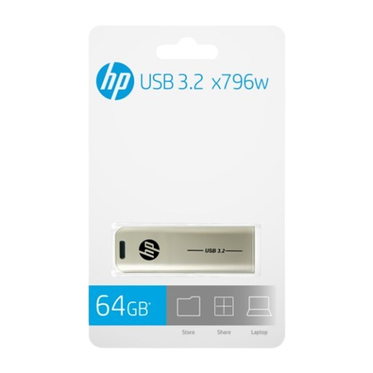 HP - Memoria USB 64GB X796W 32 Metal