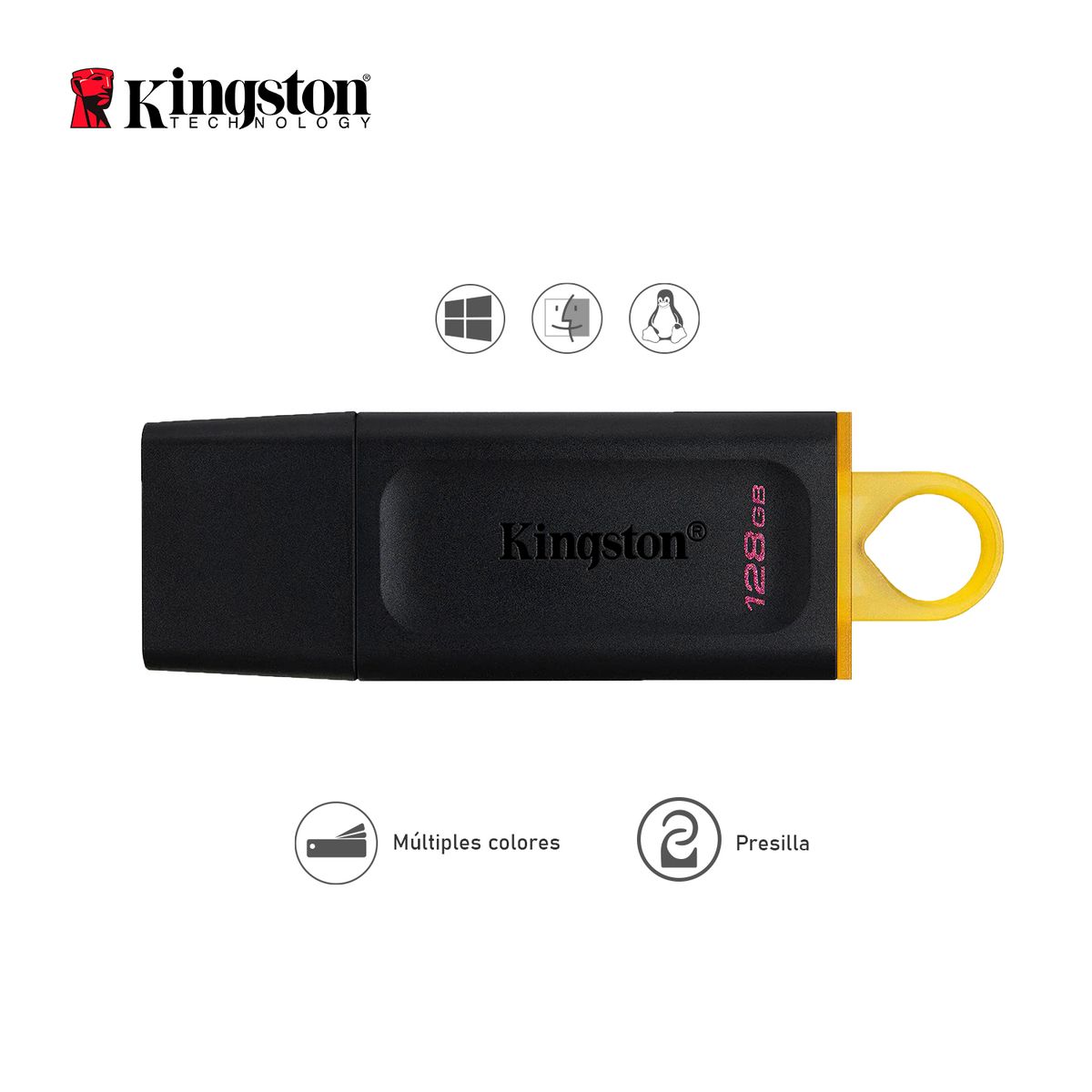 KINGSTON - Memoria USB DTX 128 GB
