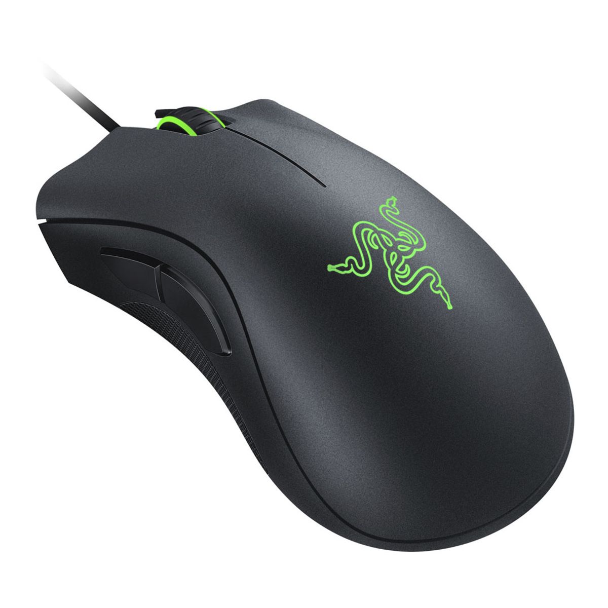 RAZER - Mouse Deathadder Essential Alambrico 6400 DPI Green Light