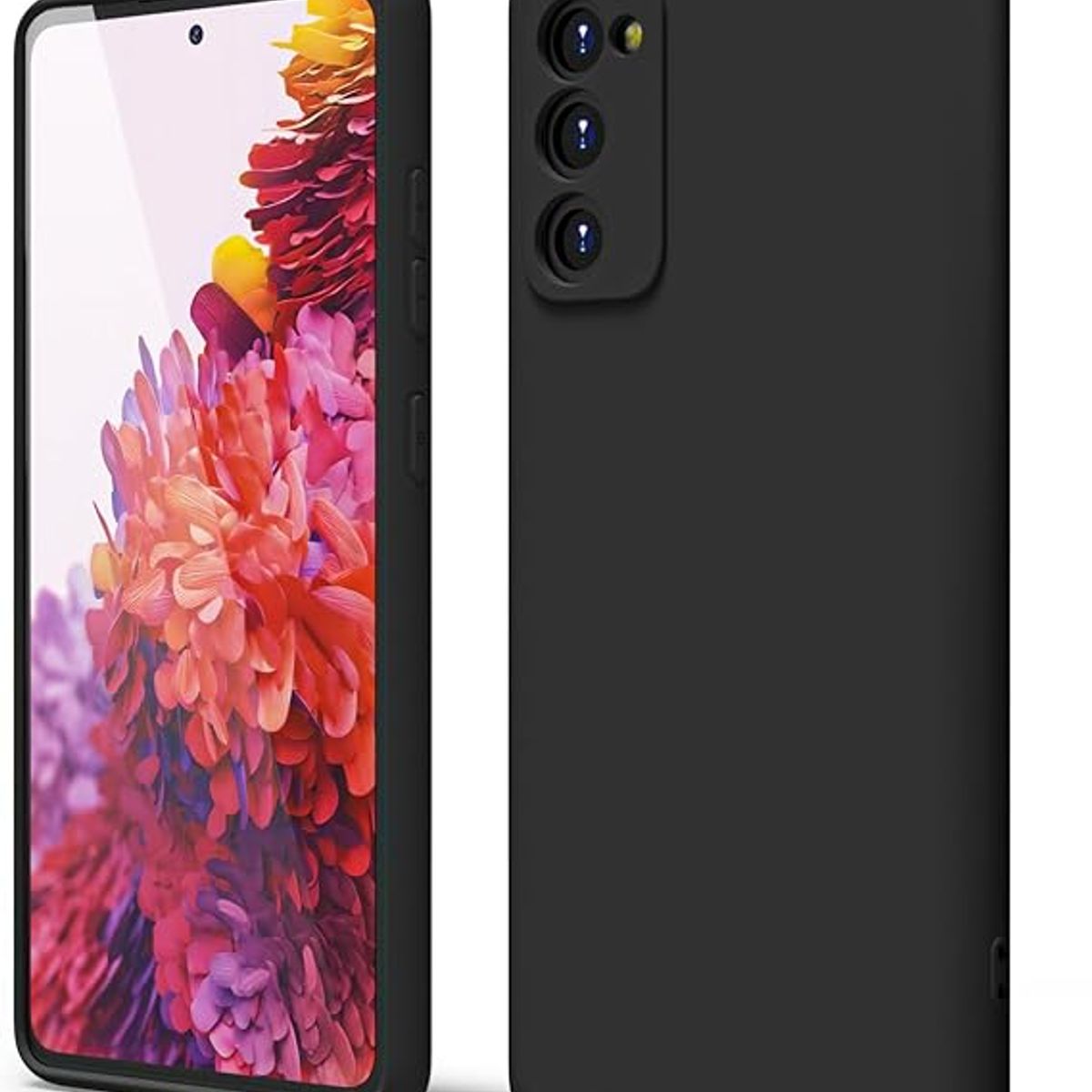 GENERICO - Case Protector para Samsung S20 FE Silicona Negro